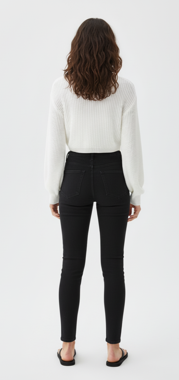 Button-Up Cropped Cardigan