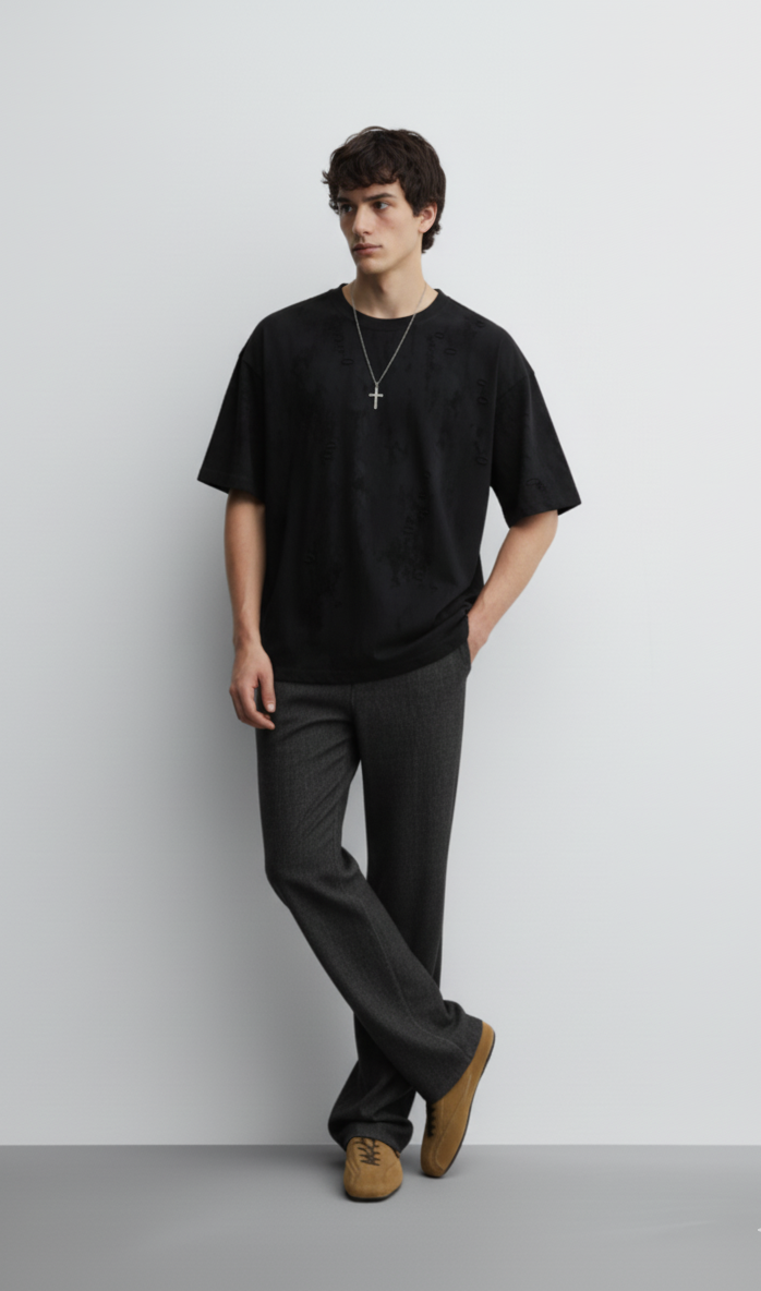 Men's Oversized Tie-Dye Short Sleeve T-Shirt