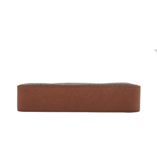 Michael Kors Ole Jet Set Item Large Women'S Pvc With Leather Single Shoulder Crossbody Bag Small Square