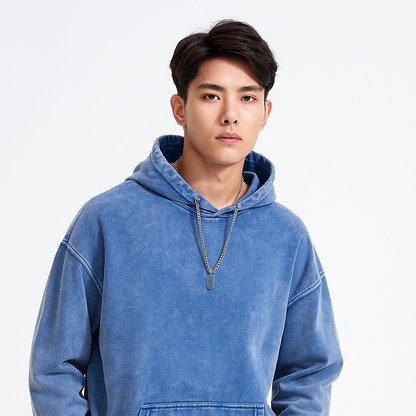 Men's Kangaroo Pocket Long Sleeve Hoodie