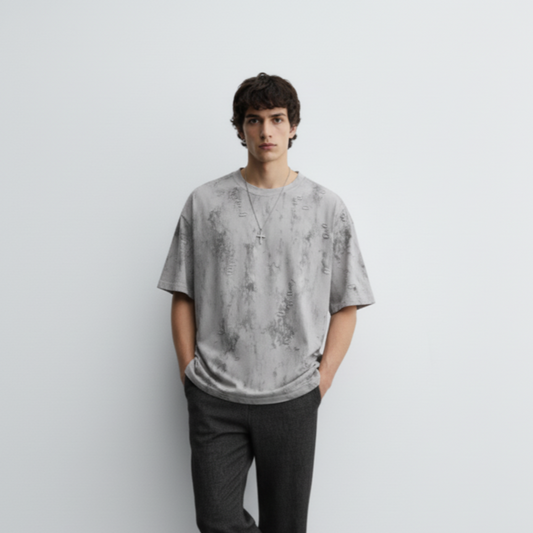 Men's Oversized Tie-Dye Short Sleeve T-Shirt