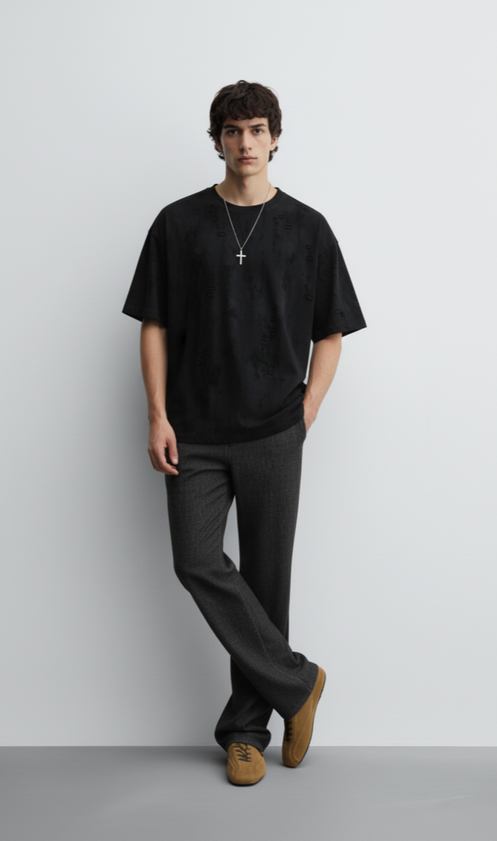 Men's Oversized Tie-Dye Short Sleeve T-Shirt