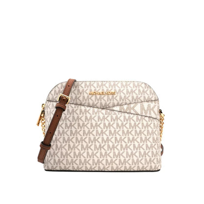 Michael Kors Ole Jet Set Travel Medium Pvc Printed Women'S Single Shoulder Crossbody Shell Bag