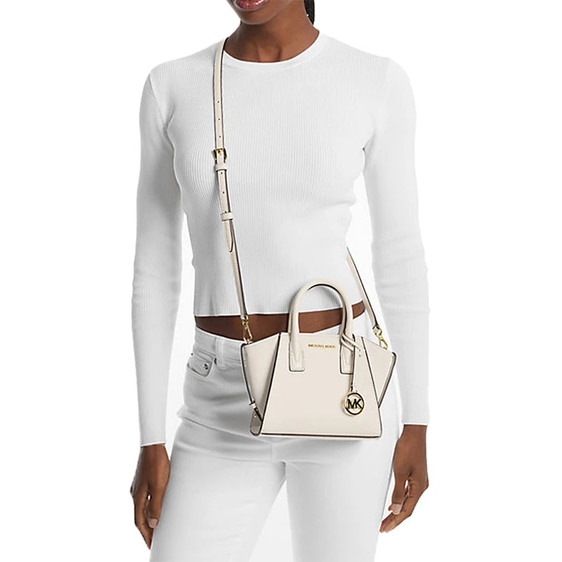 Michael Kors Ole Avril Ultra small leather suede women's single shoulder crossbody handbag