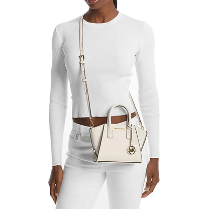 Michael Kors Ole Avril Ultra small leather suede women's single shoulder crossbody handbag