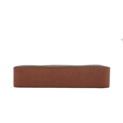 Michael Kors Ole Jet Set Item Large Women'S Pvc With Leather Single Shoulder Crossbody Bag Small Square