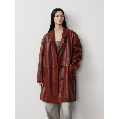 Sonorous Rose Vintage Long Trench Coat