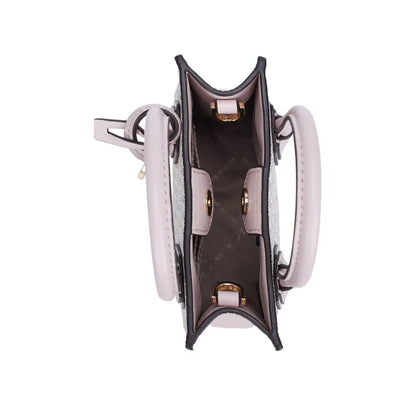 Michael Kors Mercer Ultra Small Pvc Presbyterian With Leather Women'S Hand-Held Crossbody Shopping Bag