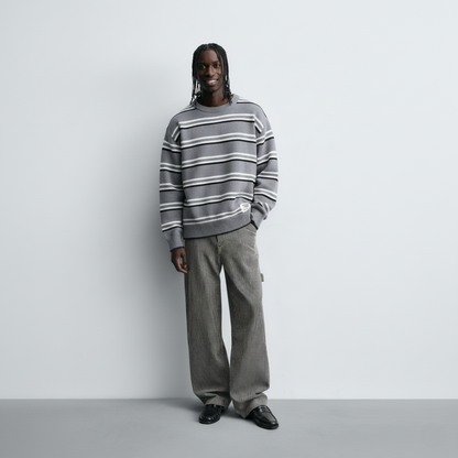 Men's Thickened American Fashion Brand Idle Style Knitwear Coat