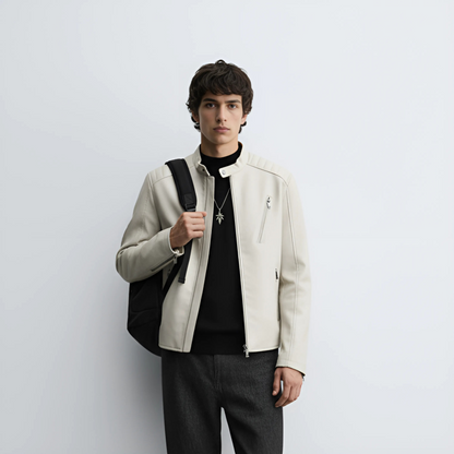 Men's Plus Size Zip Up Long Sleeve Jacket