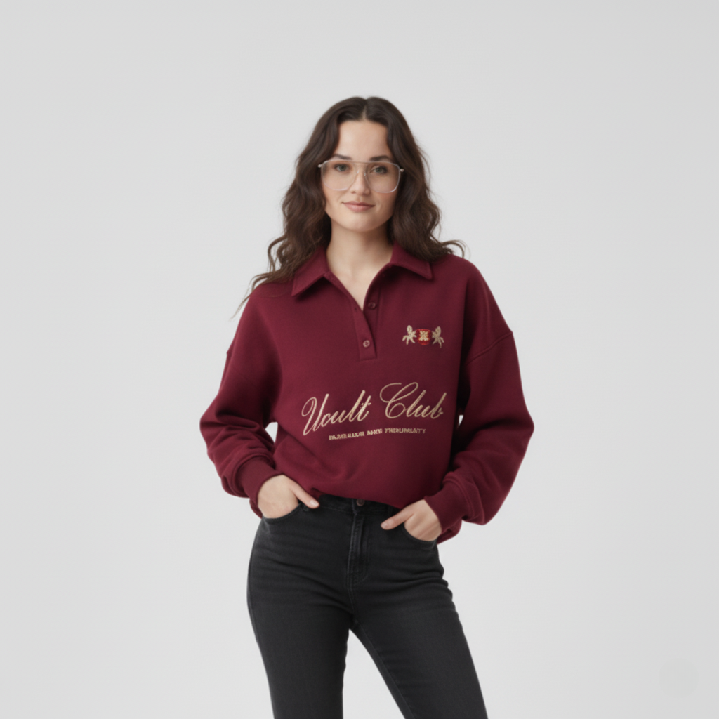 Embroidered Pullover Top