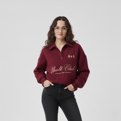 Embroidered Pullover Top