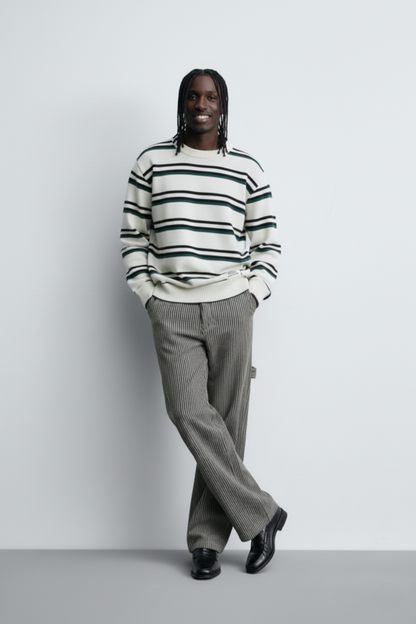 Men's Thickened American Fashion Brand Idle Style Knitwear Coat