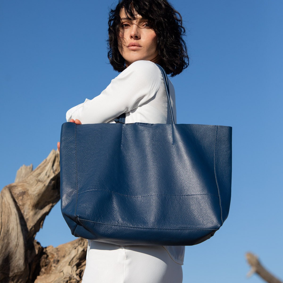 Tote Leather Bag MADE IN ITALY