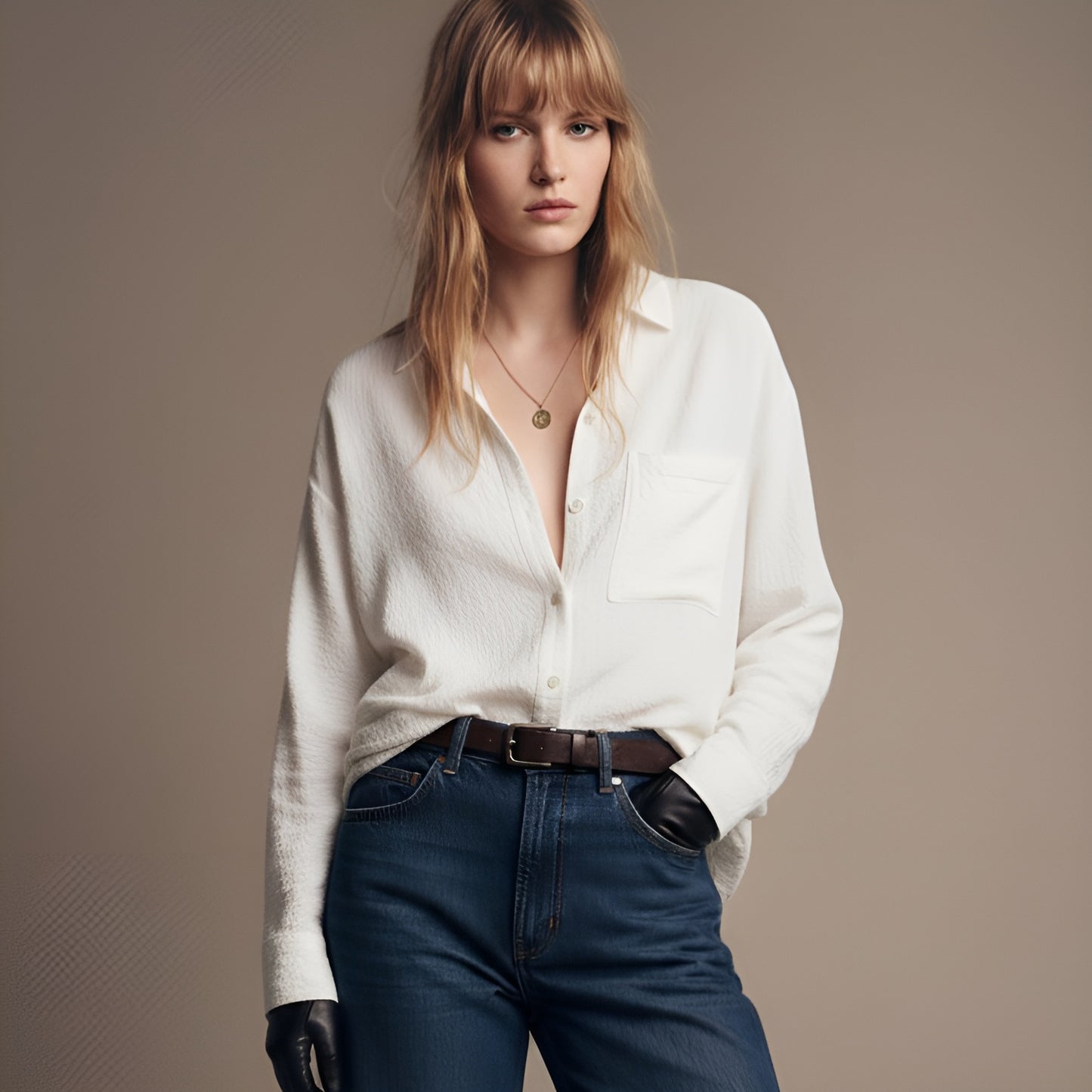 Button Up Relaxed Fit Shirt